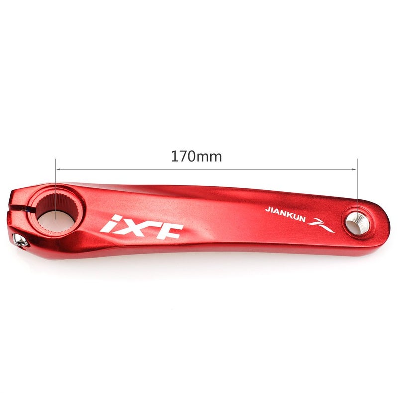 CYSKY Bike Crank Arm Set Mountain Bike Crank Arm Set 170mm 104 BCD with Bottom Bracket Kit and Chainring Bolts for MTB BMX Road Bicyle, Compatible with Shimano, FSA, Gaint (Red) - Image 3
